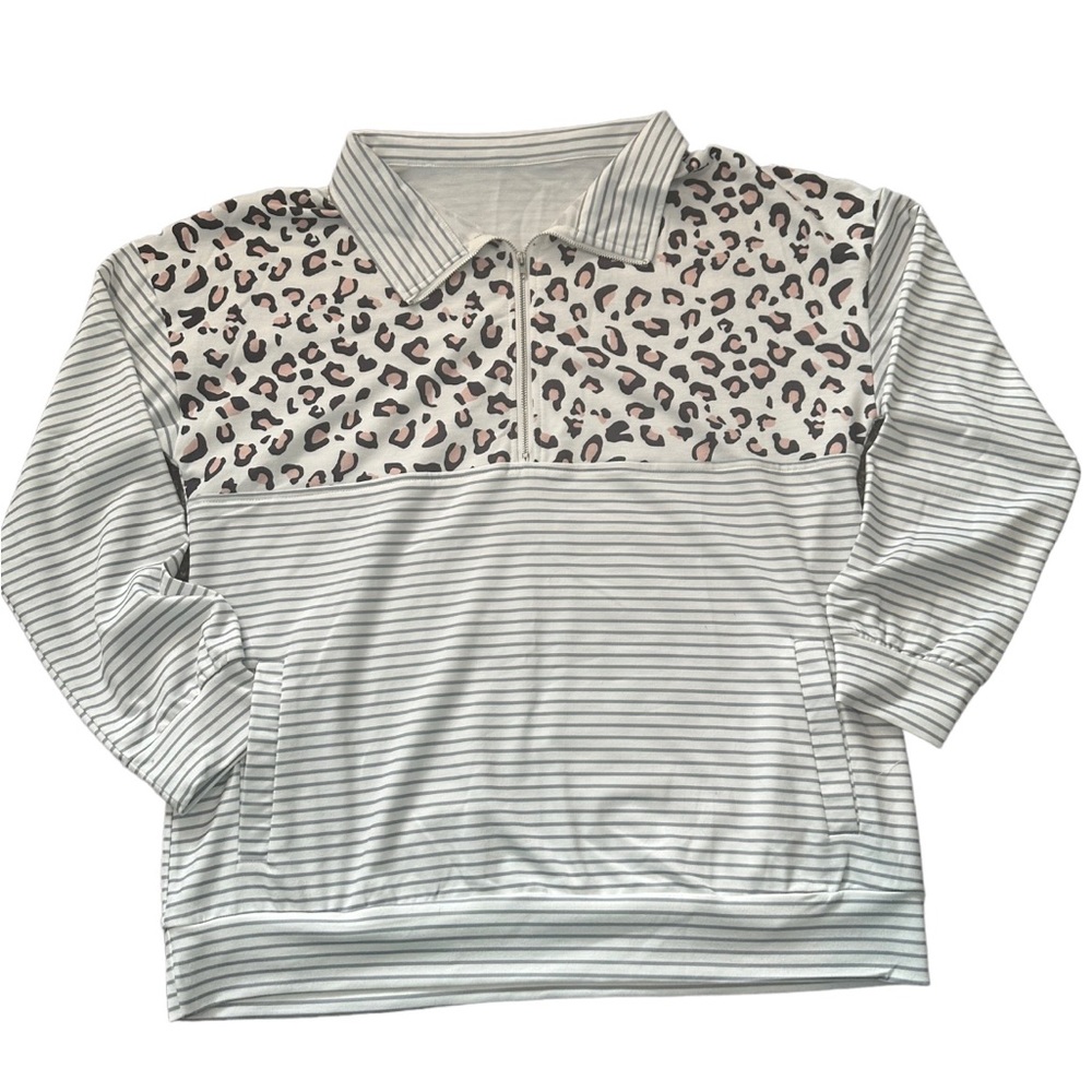 Zipper Sweater Top